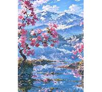 Flower Snow Mountain 150 Piece Jigsaw Puzzle for Adults, Creativity, Challenging and Difficult Puzzle, Brain Teaser Puzzles for Adults 150 Pieces for The Whole for Women, Men