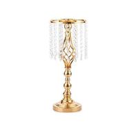 flower stand 49/53cm Tall Crystal Candle Flower Holder Centerpiece Road Lead Flowers For Wedding Hotel Dining Table Party Decor(53CM 12Bead)