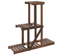 vidaXL Flower Stand 81x25x75.5 cm Solid Wood Fir UK NEW