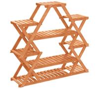 vidaXL Flower Stand 110x25x105 cm Solid Wood Fir