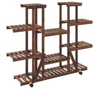 Flower Stand Plant Stand Flower Pot Holder Planter Rack Solid Wood Fir vidaXL