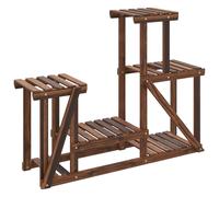 Flower Stand Plant Stand Flower Pot Holder Planter Rack Solid Wood Fir vidaXL