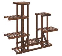 Flower Stand Plant Stand Flower Pot Holder Planter Rack Solid Wood Fir vidaXL