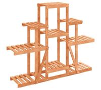 vidaXL Flower Stand 110x25x96 cm Solid Wood Fir UK HOT