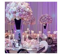 Flower Stand Stainless Steel Flower Stands Vases, Wedding Table Centerpieces, Party Decoration, Road Lead, 2/4/6/10Pcs(Silver,6PCS)