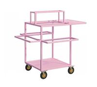 Flower Stand, Wrought Iron Foldable Pot Rack, Metal Storage Rack with Flower Tube for Balcony