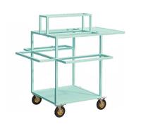 Flower Stand, Wrought Iron Foldable Pot Rack, Metal Storage Rack with Flower Tube for Balcony