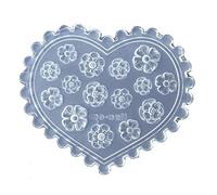 Flower Star Meaningful Handmade Works Nail Art Silicone Carving Mold Silicone Molds Decor Mold Craft Tool Manicure Design Tool Art Printing Plate