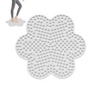 Flower Step Massage Mat - Silicone for Foot Relaxation | Soft Non Slip Cushion with Raised Nodes & Foldable Standing Design for Home Office, Bathroom, Kitchen and Tired Feet Recovery