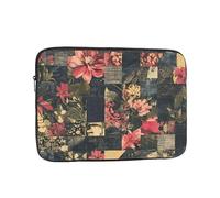 Flower Stitching Patterned Laptop Case Essential Accessory for Commuting and Office Use - 12 inch