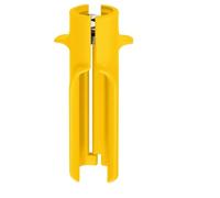 Flower Stripper Rose Thorn Stripper Tool Remover for Roses Leaf Flower Cleaner Cutter to Removal Leafs for Home Shop(Yellow)