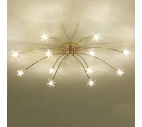 Flower Style Lampshade,Bright Flushed Ceiling Light Fixture,Northern Europe Art Stars Ceiling,Light