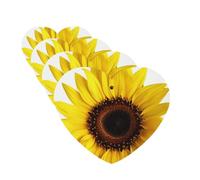 Flower Sunflower Car Air Freshener Cards for Women Men 4 Pack Cute Car Accessories Long Lasting Scent Car Diffuser Hanging Auto Aromatherapy Tablets Car Fresheners Gifts