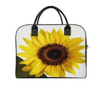 Flower Sunflower Laptop Tote Bag Casual Travel Handbag Multi Pocket Shoulder Bags for Work Travel