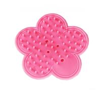 Flower Thorn and Leaf Stripping Tool DIY Soft Rubber Garden for Roses and Other Flower Stems with Precise Control (Pink)