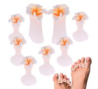 Flower Toe Separators - Flower Toe Separators For Nail Varnish | Reusable Toes Divider | Soft Toe Separator For Nail Polish | Silicone Toe Spacers For Nail Saloons Women Girlfriend Wife