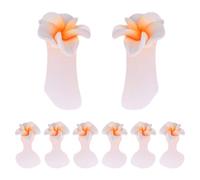 Flower Toe Separators - Toe Nail Separators, Soft Reusable Toes-Separator | Polish Toe's Stretchers, Soft-Silicone Flower Shape Toe Separator's, Nails Art Salon Manicure Pedicures Tools