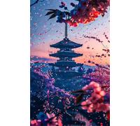 Flower Tower Landscape 200 Piece Jigsaw Puzzles for Adults, Challenging and Brainteasing, Difficult Puzzles, Puzzle 200 Pieces