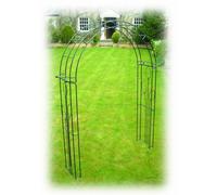 Flower Traditional Arch (Including Ground Spikes) - Steel - BM/RtR Poppy Forge Dark Green One Size
