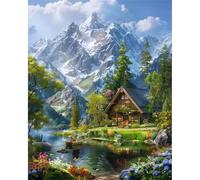 Flower Tree at the Lake Jigsaw Puzzles for Adults 1000 Jigsaw Puzzles Adults,1000 Pieces Puzzle Educational Challenge Toy Games Beautiful Home Decoration Puzzle50x70cm