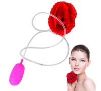 Flower Trick Toy, Funny Prank Flower Toy, Artificial RedFlower Water Squirt Tool, Squirting Flowerr Red Rose Prop, Adults Realistic Practical Joke Tricky Toys for Women, Men, Kids
