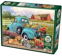 Flower Truck Design 1000 Piece Jigsaw Puzzle Christmas Gift Ideas for Women