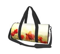 Flower Under The Sun Print Travel Duffel Bag, Foldable Gym Bag Overnight Weekend Bags for Women, Large Holdall Bag Cabin Bag for Sports and Travel