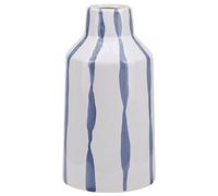 Beliani Flower Vase Assus Stoneware 22 Cm White