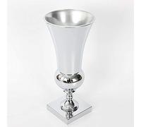 Flower Vase, 50/60 cm Iron Luxury Flower Wedding Stunning Decorative Flower Vases Vase Wedding Table Farmer Silver Metal Vase Silver (60 cm)