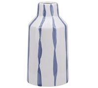 Beliani Flower Vase ASSUS Stoneware 22 cm White, White
