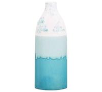 Beliani Flower Vase CALLIPOLIS Stoneware 35 cm Blue, Blue