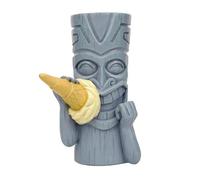 Flower Vase, Decorative Floral Totem Vase with Ice Cream, Decorative Farmer Vase for Study, Balconies, Bedroom, Gardens and Living Room