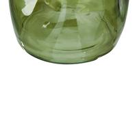 Beliani Flower Vase KERALA Glass 30 cm Olive Green, Green