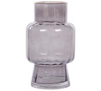 Flower Vase MEGALO Glass 26 cm Grey