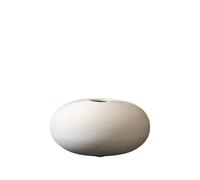 Flower Vase Minimalist Art Zen Vase Ceramic Decoration Living Room Model Home White(White C)