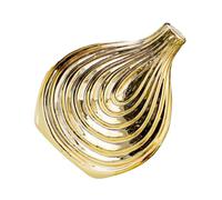 Flower Vase Modern Ceramic Flower Vase Medium Striped Abstract Nordic Style Gold Accent Decorative Decor Room