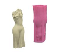 Flower Vase Molds Silicone Concrete Mold Human Body Shape Planter Mold Silicone Ornament for Planter Flowerpot