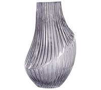 Flower Vase MYRSINA Glass 36 cm Grey