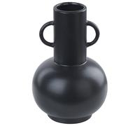 Flower Vase PEREA 26 cm Ceramic Black