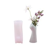 Flower Vase Silicone Mold Human Gesture Scented Resin Epoxy-Casting Mold Chocolate Decorating Tool Silicone Molds for Candy