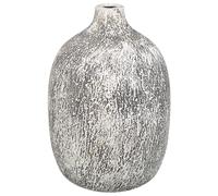 Beliani Flower Vase Vigo 36 Cm Ceramic Grey