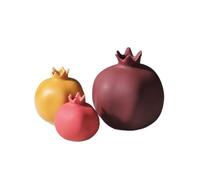 Flower Vases Ceramic Vase Set Pomegranate Bud Centerpiece Decorating Living Room Accessories