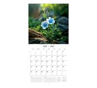 Flower Wall Calendar | 12-Month 2027 Planning Supplies