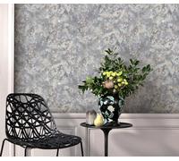 Flower Wallpaper Purity Embossed Light Grey