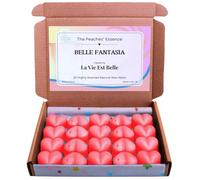 Flower Wax Melts: Highly Scented Heart-Shaped 20 x 7g wax melts, Perfume inspired, Strong Scented, 100% Natural Soy Wax, Handmade, Vegan, Pet-Friendly. Inspired by La Vie Est Belle Perfume