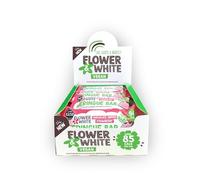 Flower & White Chocolate Dipped Strawberry Vegan Meringue Bars 15 Pack | Plant-Based Chocolate Bar, Low-Calorie Snack, Gluten-Free | Under 100 Calories Per Bar, Natural Flavours | (15 x 20g)