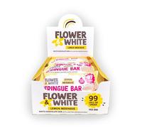 Flower & White Lemon Meringue White Chocolate Meringue Bars (15 Pack) - Low Calorie, Vegetarian, Gluten-Free, 97 Calories Per Bar, Natural Flavours & Ingredients, 15 x 20g