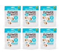 Flower & White Salted Caramel Meringue Bites - Award Winning - 6 x 75g | Low Calorie (19 Cals Per Bite), Vegetarian & Gluten Free, Natural Flavours | 100% Recyclable Packaging | No Additives