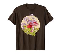 Flower Wildflower Toadstool Fly Agaric Wood Sorrel Clover T-Shirt