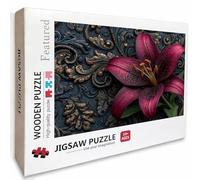 Flower Wooden Jigsaw Puzzles 30x20in, Plant Jigsaw Puzzles 1000 Pieces for Adults with Box, Educational Challenging Game, Back Lettering Easy to Distinguish, Summer Gifts, Beautiful Decoration, C-4847
